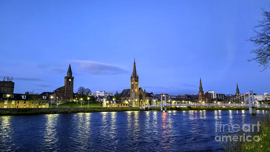 River Ness - Inverness, Scotland Photograph by Jeff Saunders River Ness - Inverness, Scotland Photograph by Jeff Saunders
