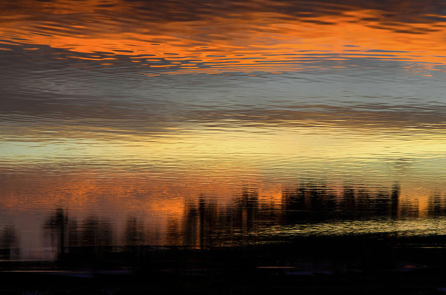 Abstract Photograph - River Of Sky by Laura Fasulo