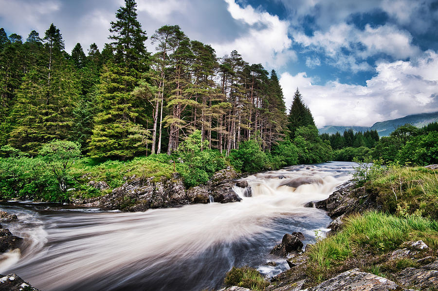 River Orchy Rapids - Scotland Photograph by Stuart Litoff