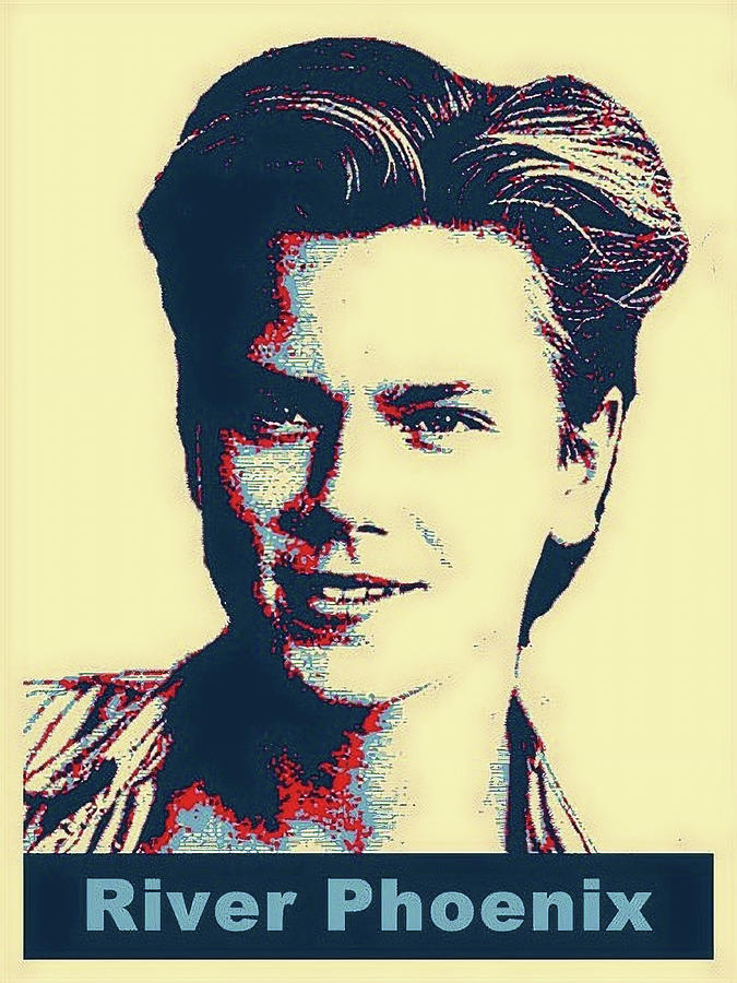 River Phoenix - Actor Digital Art by Bob Smerecki - Fine Art America