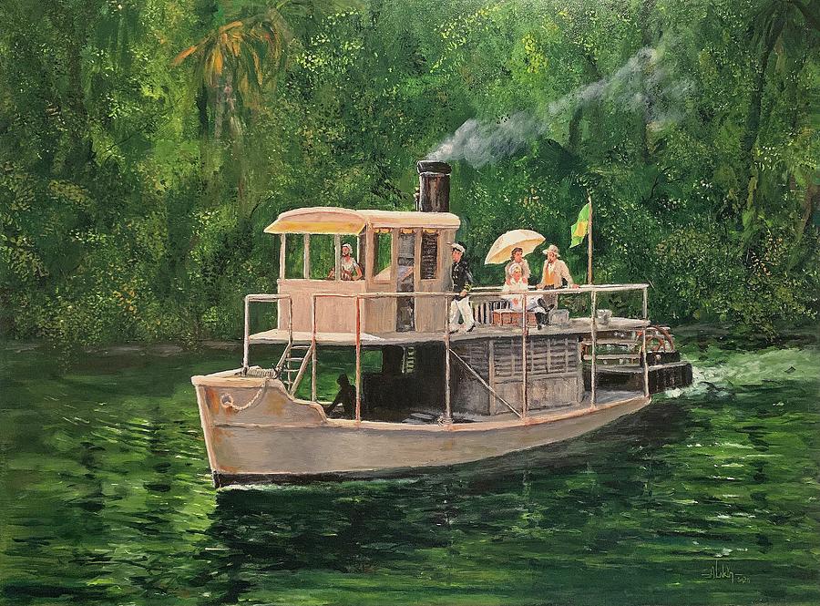 River Queen Painting by Alan Lakin