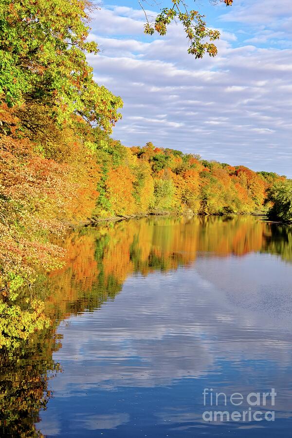 Fall Photograph - River Reflection  by Scott Mason Photography