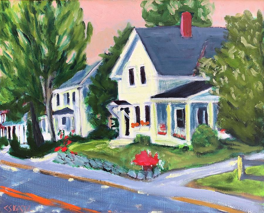 River Road Painting by Cyndie Katz