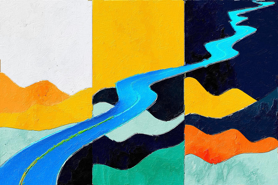 River Road Painting by Tony Rubino