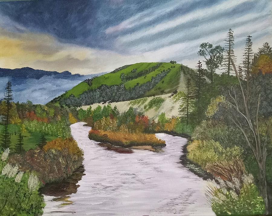 River run Painting by Kevin Oneal