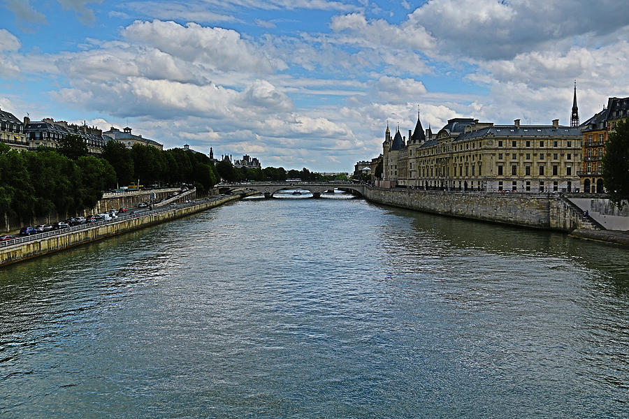 River Seine Photograph by Steve Templeton