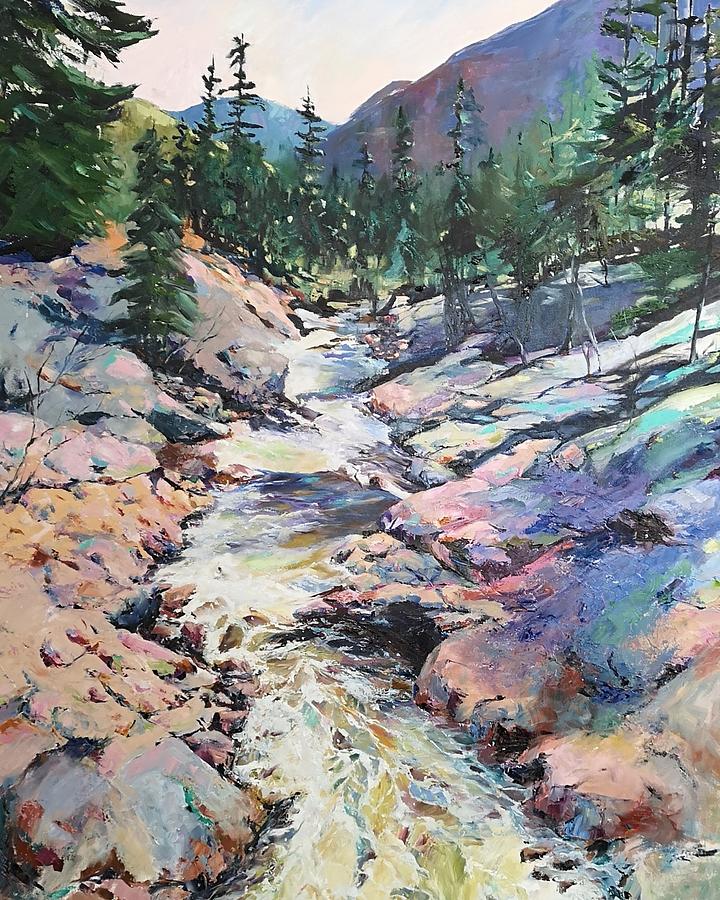 River Painting by Sheila Romard