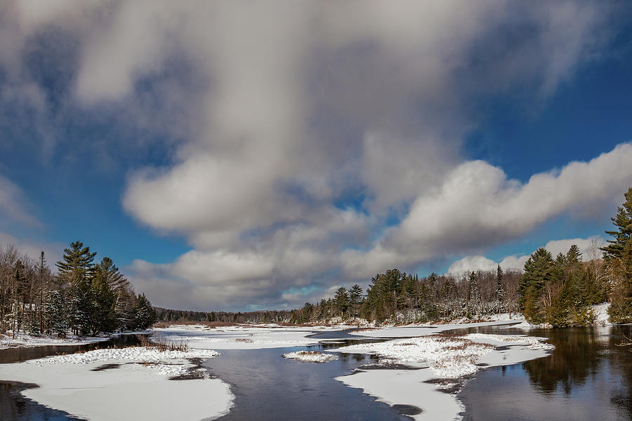 River Snow Photograph by David Patterson