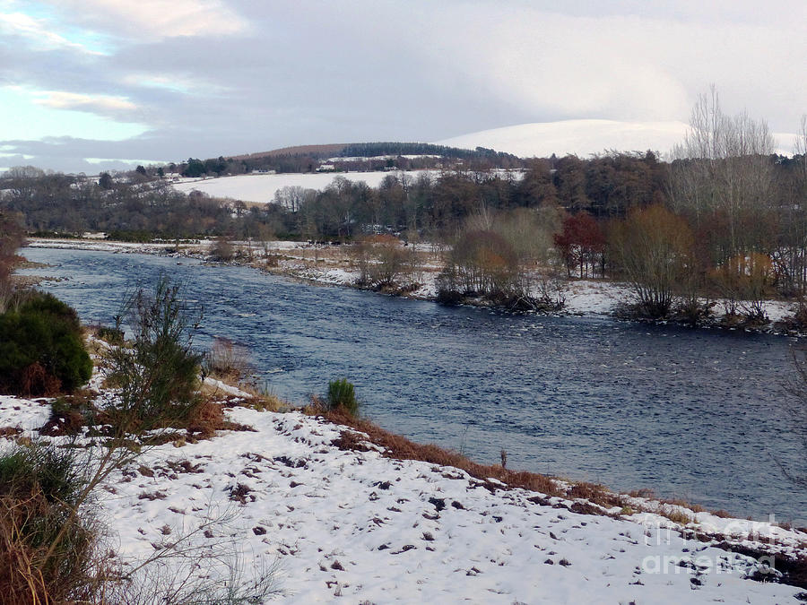 River Spey in February at Ballindalloch Photograph by Phil Banks