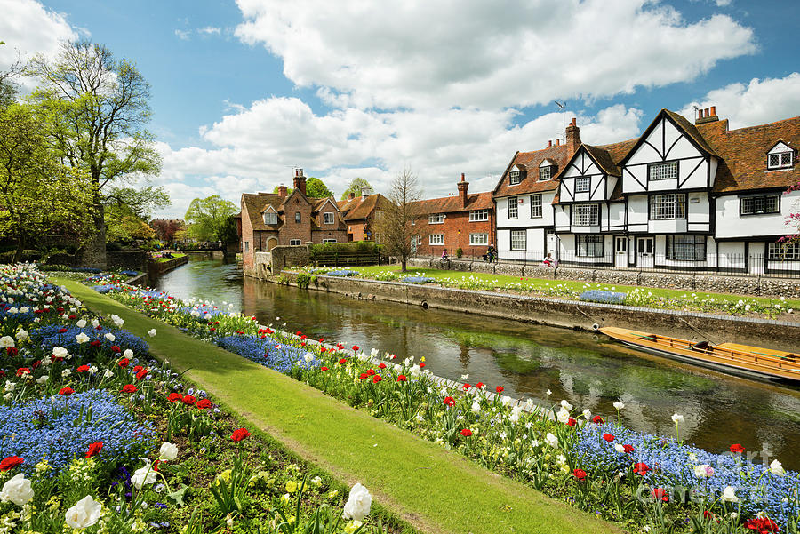 River Stour, Canterbury, Kent Photograph by Justin Foulkes - Pixels