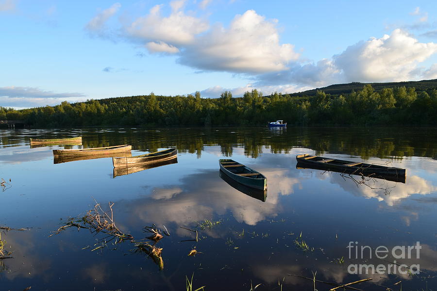 River Suir reflections Photograph by Joe Cashin