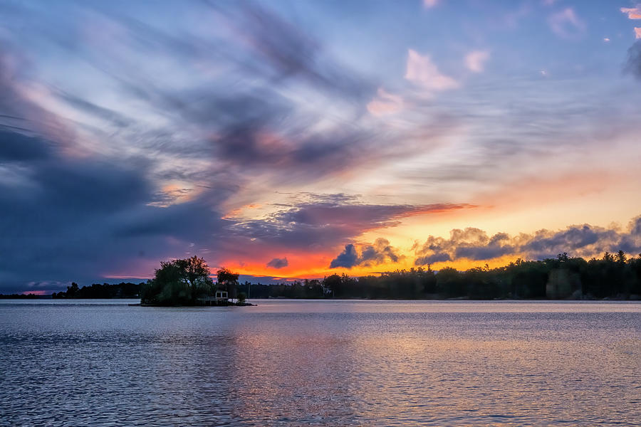 River Sunrise II Photograph by Tom Singleton