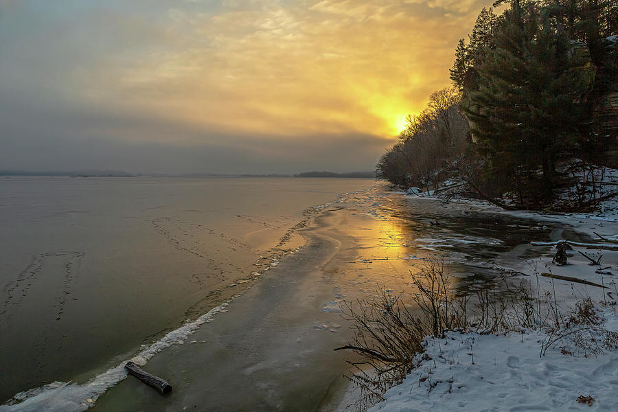 River Sunrise Photograph by Ray Silva