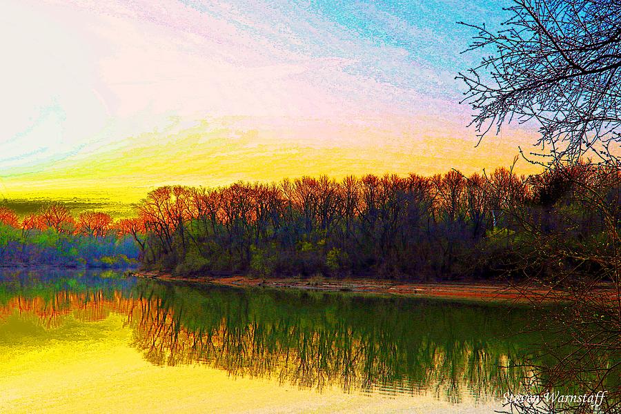 River Sunrise Photograph by Steve Warnstaff