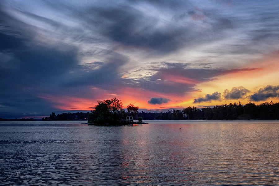 River Sunrise Photograph by Tom Singleton