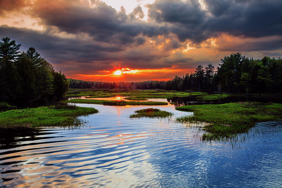 River Sunset Photograph by David Patterson River Sunset Photograph by David Patterson