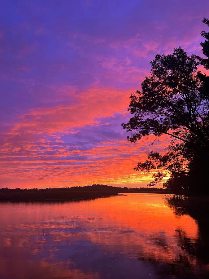 River Sunset Photograph by Jeff Corning - Fine Art America