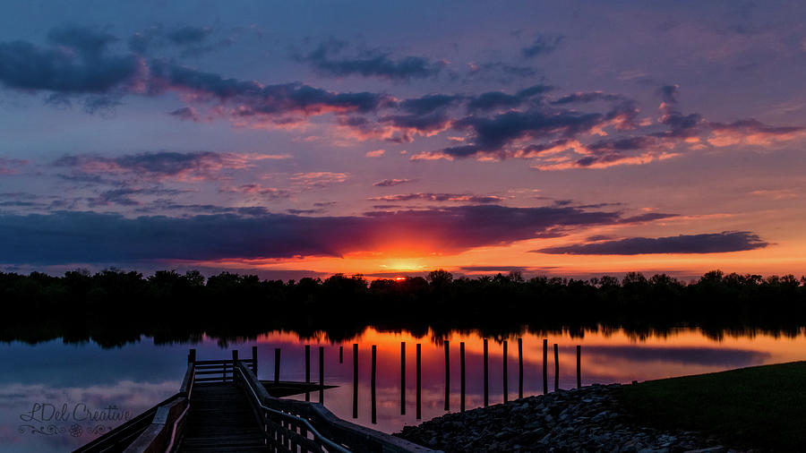 River Sunset Photograph by Laura Mott - Fine Art America