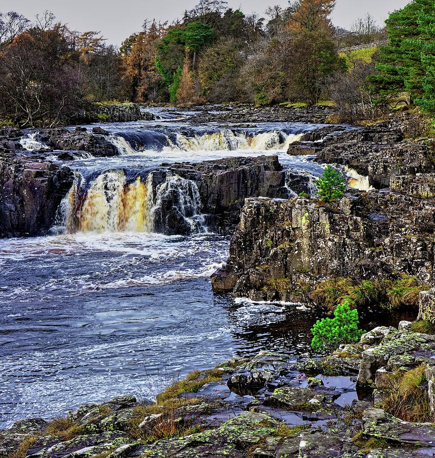 River Tees Low Falls Photograph by Jeff Townsend