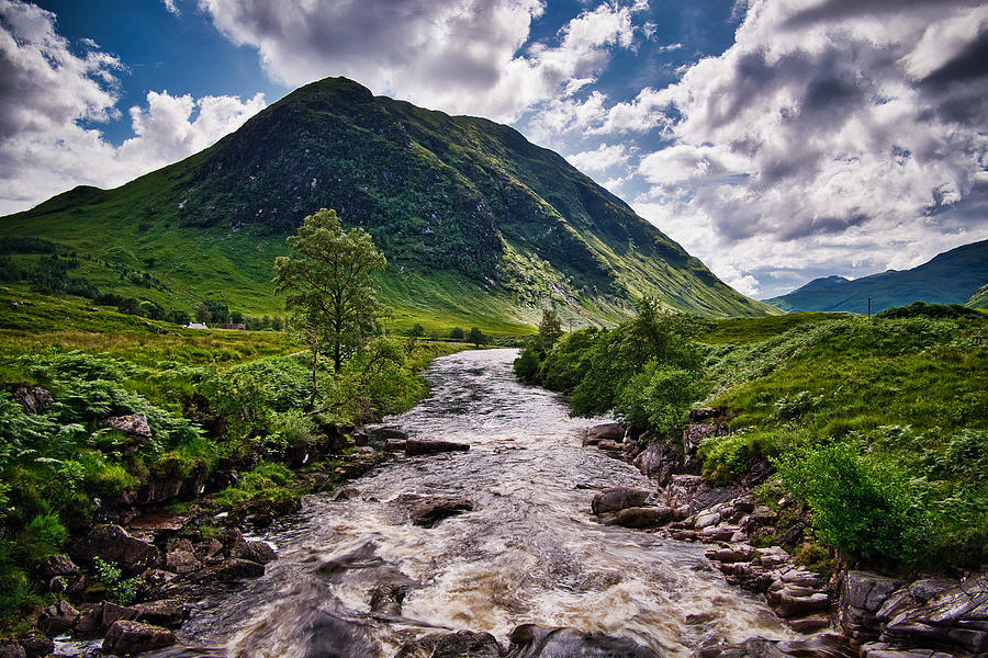 River Through the Glen - Scotland Photograph by Stuart Litoff