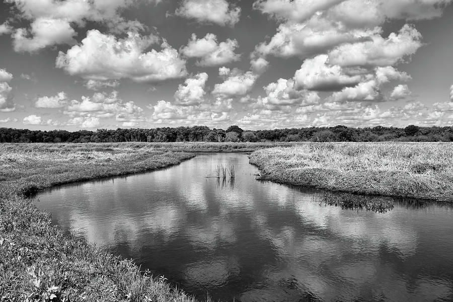 River Through the Prairie Photograph by Robert Wilder Jr