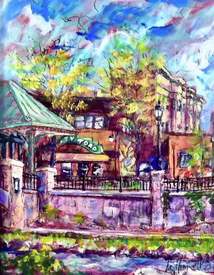 River Toad Painting by Les Leffingwell River Toad Painting by Les Leffingwell