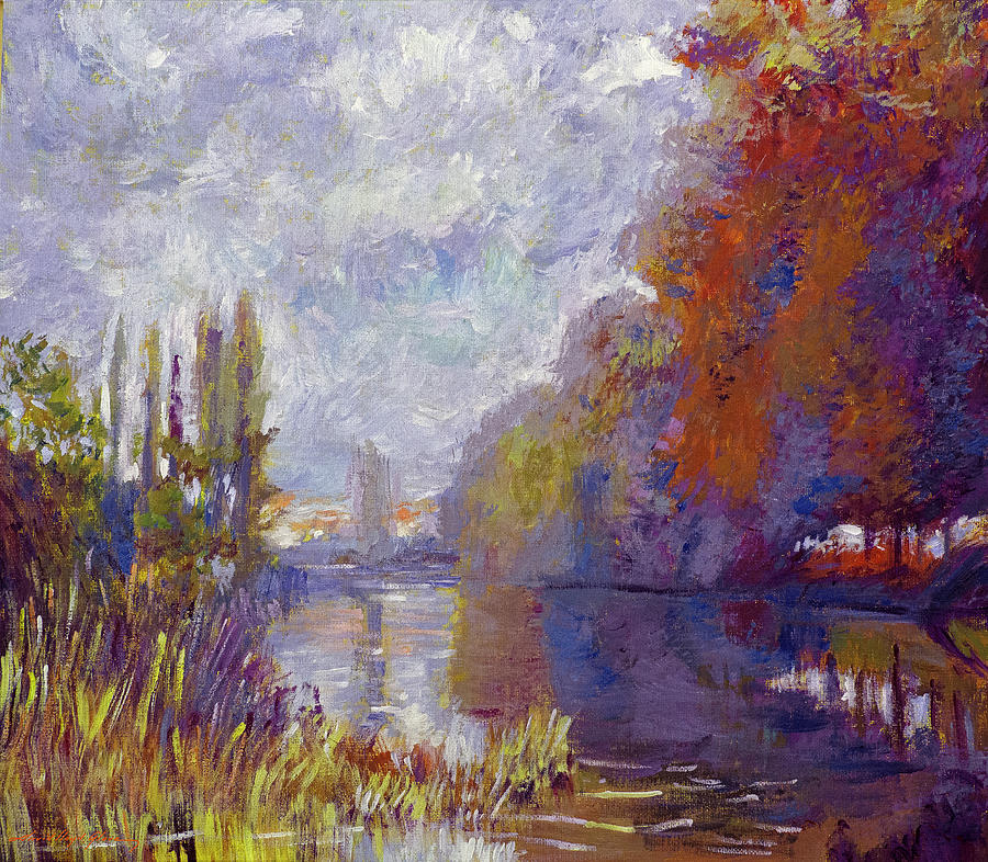 River Trees Painting