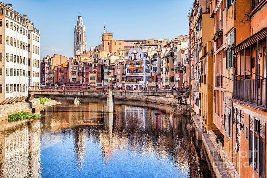 River View, Girona, Spain Photograph by Colin and Linda McKie