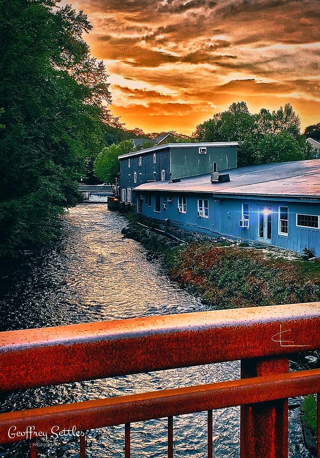 River Walk Bridge Sunset Photograph By Geoffrey Settles   Fine Art America