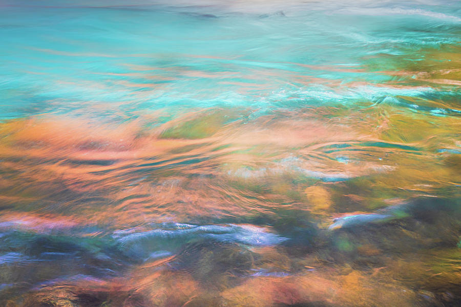 River Water Abstract 6 Photograph by Ryan Weddle