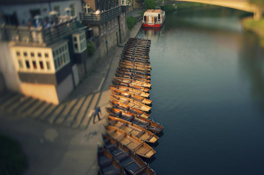 River Wear boats, Durham - English landmark Photograph by Marcoventuriniautieri