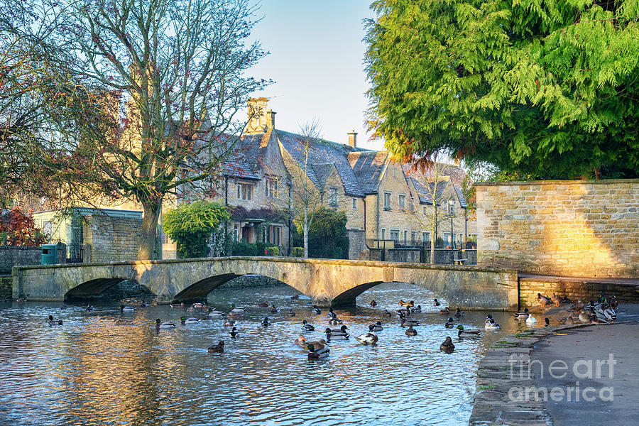 River Windrush in Bourton on the Water Photograph by Tim Gainey