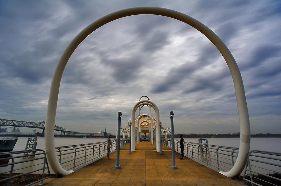 Riverboat Landing on an Ugly Day, Baton Rouge Photograph by Paul D ...