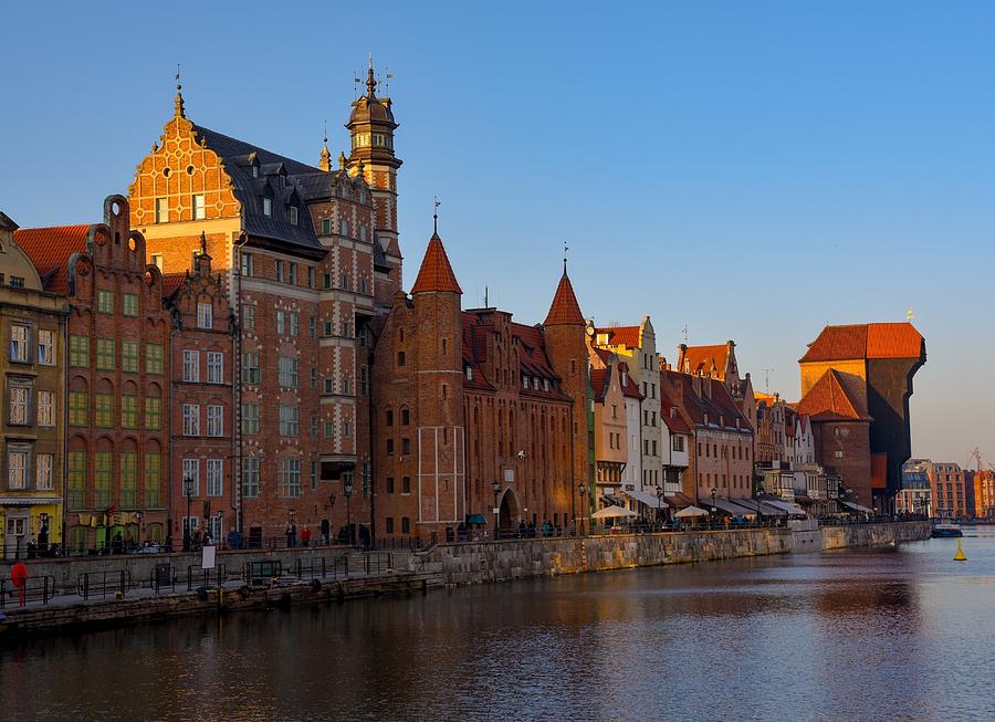 Riverside and rooftops at sunset Photograph by Tom Dimambro - Fine Art ...