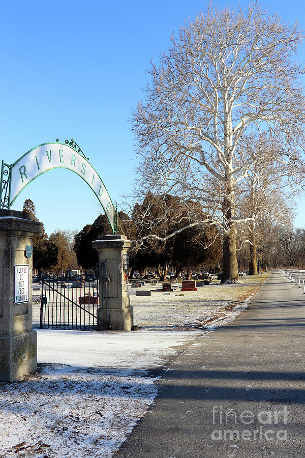 Riverside Cemetery in Side Cut Park 1246 Photograph by Jack Schultz
