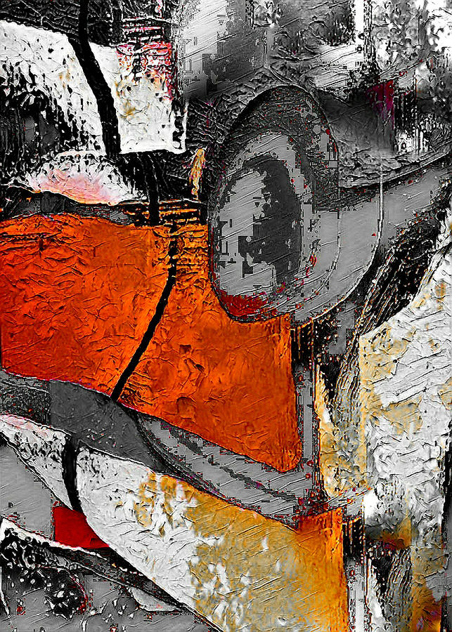 Riverside grit abstract Digital Art by Silver Pixie