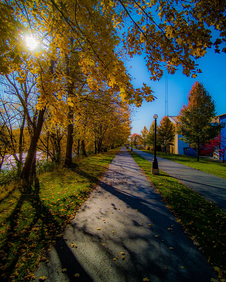 Riverwalk in Fall Photograph by Danny Mongosa