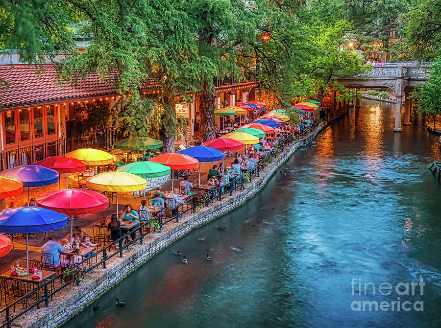 Riverwalk in San Antonio Photograph by Bee Creek Photography - Tod and Cynthia