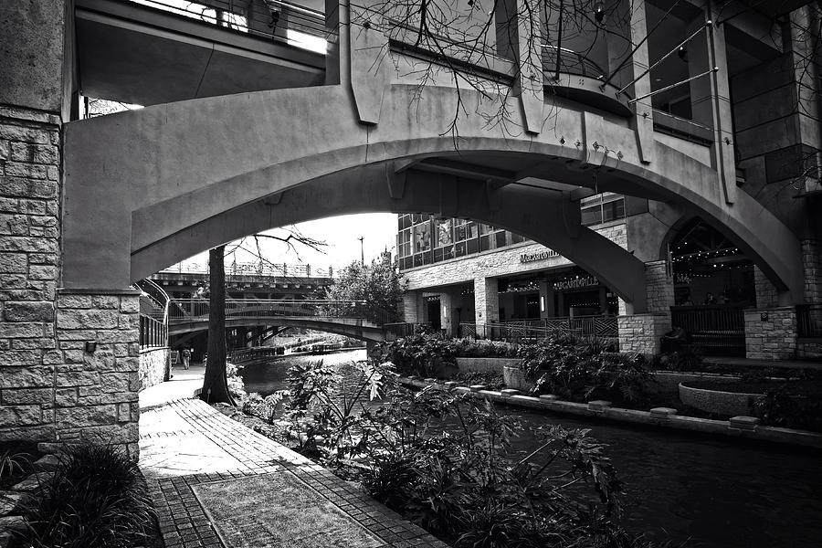 Riverwalk Shapes 1 Photograph by George Taylor