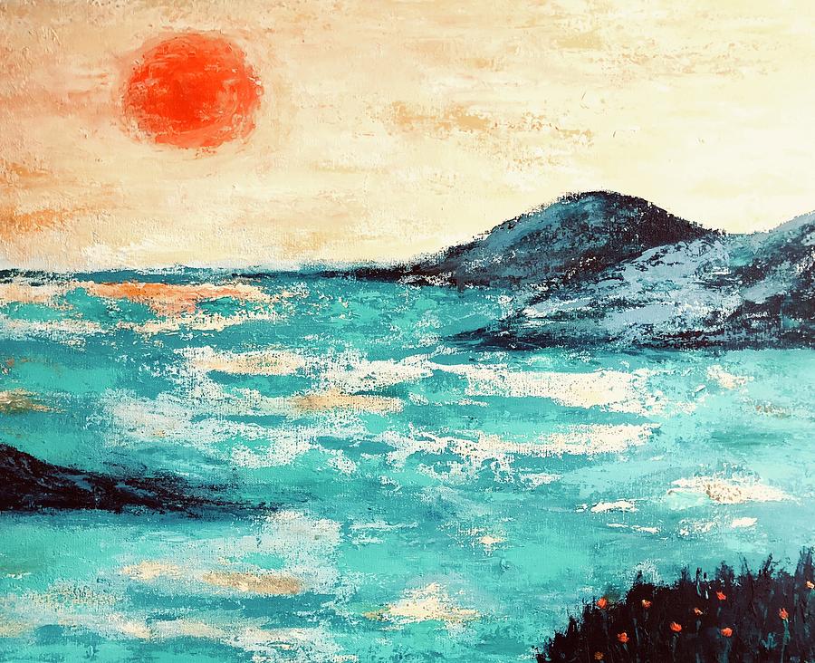 Riviera Sun Painting by Victoria Lakes