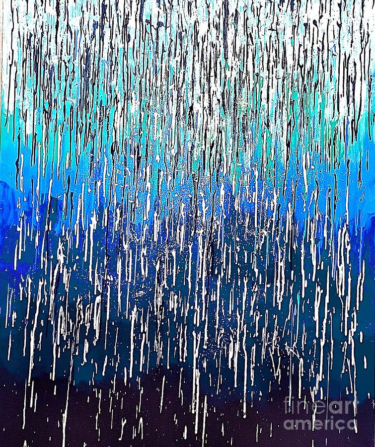 Rivulets II Painting by Allison Constantino
