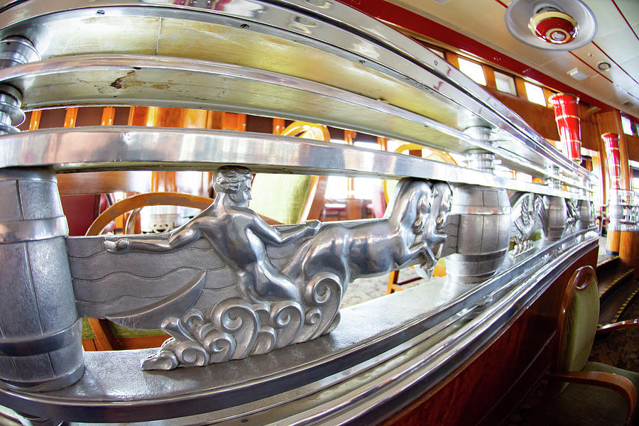 RMS Queen Mary Art Deco Bar Photograph by Kyle Hanson - Pixels