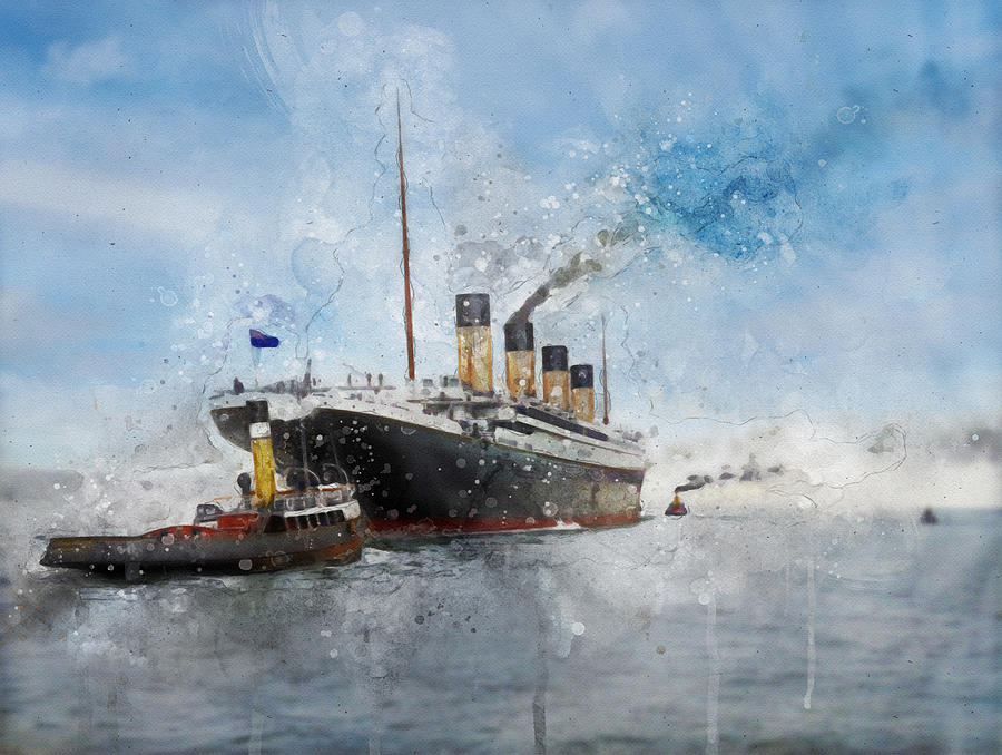 R.M.S. Titanic Digital Art by Geir Rosset