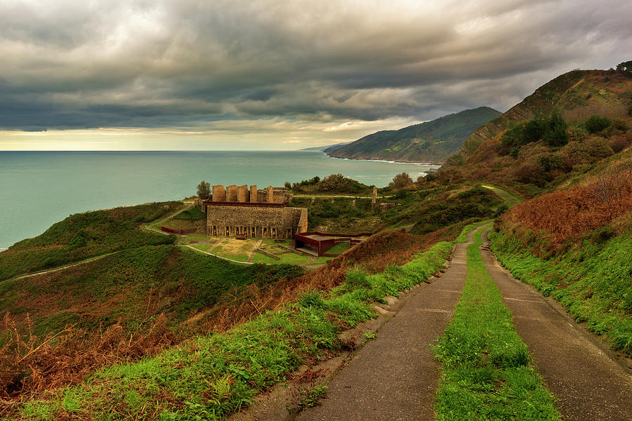 Road along the coast of Zarautz at sunset by Vicen Photography Road along the coast of Zarautz at sunset by Vicen Photography