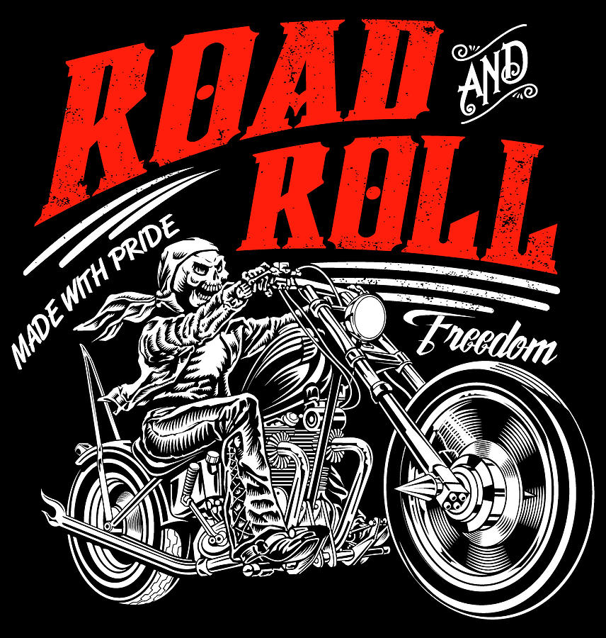 Road and Road Rider Digital Art by Long Shot