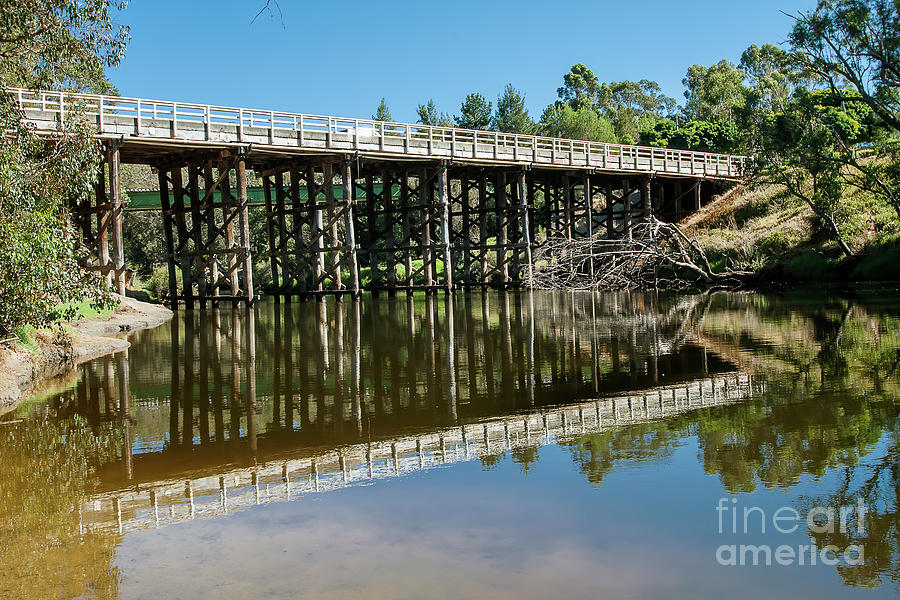 Road Bridge, Bridgetown, Western Australia Photograph by Elaine Teague
