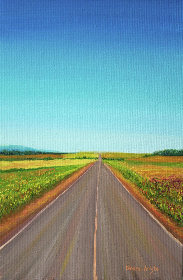 Road Painting by Dinara Aristo - Fine Art America