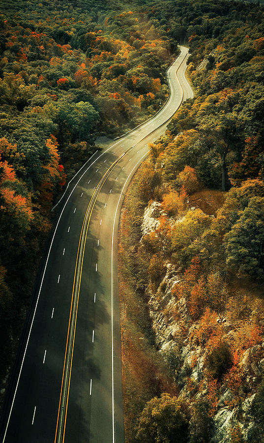 Road from Above Photograph by Thomas Ozga - Fine Art America