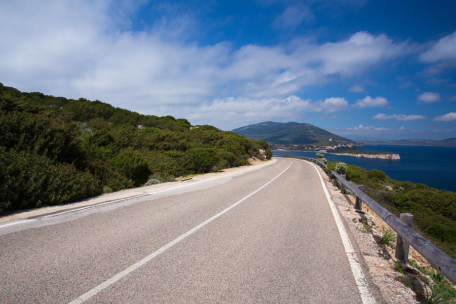 Road in Alghero, Sardinia Photograph by David Soanes Photography