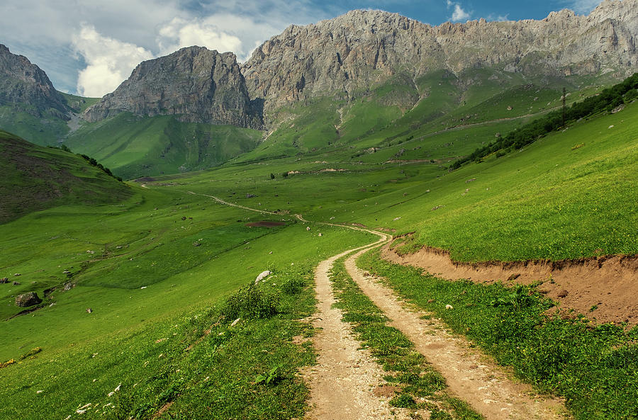 Road in mountains Photograph by Mikhail Kokhanchikov